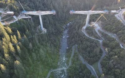 Mosquito Road Bridge Project Nears Completion Following Years of Complex Canyon Construction